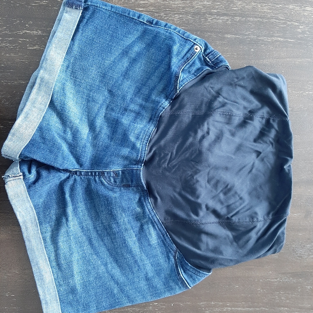 Isabel Maternity Jean Shorts